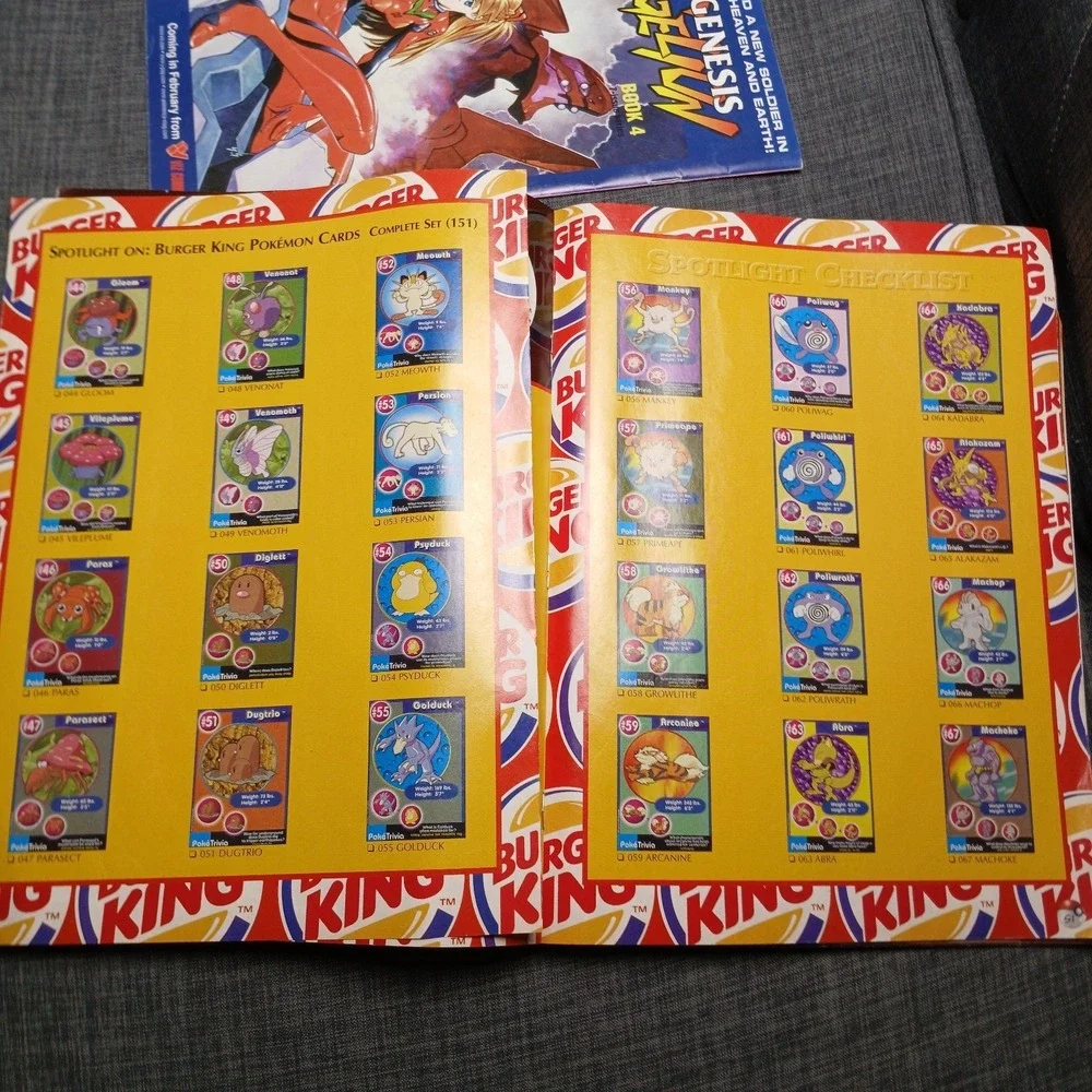 VTG Official Pokémon Advanced Collector's Sticker Book,‎ Guide, Comic -TA